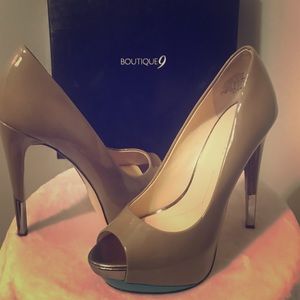 Boutique 9 Nude Pumps ! New Never Worn !